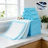 *Pet Urine Pad: Thick, Deodorizing, Highly Absorbent Disposable Diapers for Cats and Dogs* blue