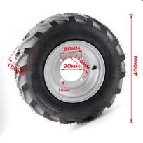 16x6.50-8 tires with hubs for garden carts, lawn mowers, tractors, wheelbarrows, snow blowers, vans, carts, etc. tires