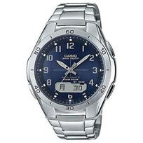 Casio wristwatch Waveceptor radio solar digital WVA-M640D-2A2JF mens silver. gray