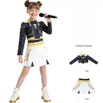 Zoey Rumi Mira Cosplay Costume Women Girls Halloween Carnival Audlt Kids Child Party Role Playing Outfits 140cm black