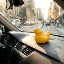 Prank Ornament Hilarious Prank Gag Gift Office Desk Decoration Ornament Mini Duck Figurines For Car Interiors Office Desks one size gray