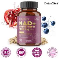 NAD Supplement Pure Organic Liposomal NAD+ Resveratrol-Containing Supplement - Supports Healthy Skin Energy and Focus 1 pcs 60 Servings