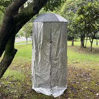 Portable Hanging Privacy Shelter Changing Shower Tent For Camping Car Tailgate Outdoor Toilet A1 gray