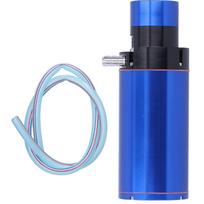Universal Engine Oil Catch Tank Breather Reservoir Can with 0‑14 PSI Pressure Gage Blue mėlyna