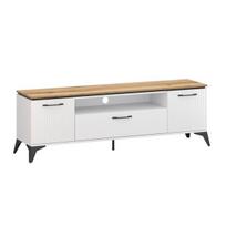 TV spintelė Velutto RTV 2D1S/170, balta/ruda