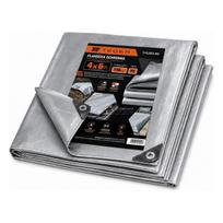 Tentas 4x6 m 110 g/m² sidabrinis Teger