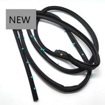 For 2016-21 Honda Civic FC Sedan Rear Right Door Seal Weatherstrip 72810-TEA-T01 gray