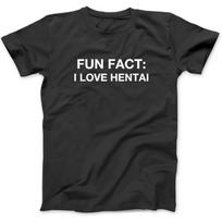 I Love Hentai Funny Cringe Anime Otaku Manga Lewd Senpai LOL T-Shirt, Sweatshirt, Hoodie for Men Women Kids Made in Canada Black XXXXXL