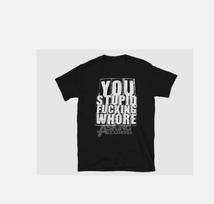 ASKING ALEXANDRIA You Stupid F-cking Whore Metalcore Band T-Shirt Unisex T-Shirt XL gray