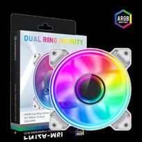 GameMax Gamemax Case Fan | DUAL RING INFINITY WH | White