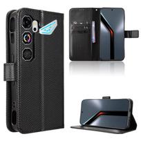 Diamond Texture Leather Phone Case For ZTE nubia Neo 5 GT 5G juoda