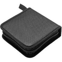 Car CD Case, 40 Capacity Zipper Portable Protective Vehicle DVD Case Holder Storage Binder Wallet, Automotive Disc Storage Organizer Bag, Universal juoda