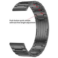 22mm Titanium Band for Huawei Ultimate 2 GT 6 Runner 2 Universal Bands for Garmin 570 265 Venu 4 Suunto Run Vertical 2 Bracelet 22mm gray
