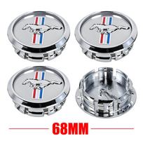 4 vnt. 68 mm Ford Mustang Focus Fiesta Mondeo Kuga Ranger Shelby Automobilio ratų centriniai dangteliai Ženklelis Automobilio padangų ratlankių dangteliai Priedai