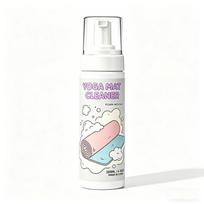 Waterless Yoga Mat Cleaner - Foam Mousse for Stain & Odor Removal, Ideal for Pilates & Fitness Mats M200 Yoga Mat Cleaner white