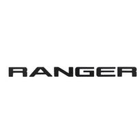 Grotelių Viršutinė Raidė Logotipas Ford Ranger Grotelėms RANGER 3D Emblema Originalaus Dydžio ABS Lipdukas Su Klijais Chromuotas Stilius 6 Spalvos L FOR T8 WILDTRAK juoda