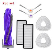 Fit For Narwal Freo X Ultra / Freo X Ultra 2.0 /J4 /J4 Lite Vacuum Parts Main Roller Side Brush Cover HEPA Filter Mop Cloth as the picture
