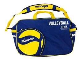 Mikasa Volleyball Holds 6 Blue Ball Bag, Balls, (with Design) AC-BG260W-BL mėlyna