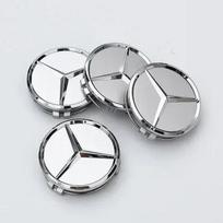 4 vnt. 75 mm automobilio ratlankio centrinio dangtelio stebulės gaubtų ženklelių priedai, skirti „Mercedes Benz AMG CES GLE CLC“ klasei W204 W203 W205 W124 W221