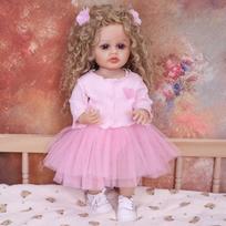 55cm Alive Reborn Girl Doll Full Silicone Vinyl Realistic Princess Newborn Babies Dolls Kids Christmas Halloween Decoration Gifts white