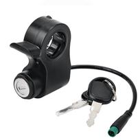 Throttle for Kukirin G2 Max / G2 Pro Electric Scooter Speed Accelerator Switch 5pin Cable with Lock Key Parts Throttles 2 Not Specified black