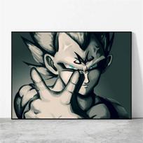 Drobės meno tapyba Dragon Ball Wukong Sienų dekoracija Modernus svetainės animacinių personažų paveikslas Plakatas 60cm×90cm NoFrame