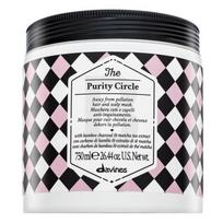 Valomoji kaukė plaukams ir galvos odai Davines The Purity Circle Mask, su bambuko anglimi ir Matcha arbatos ekstraktu, 750 ml