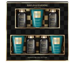 Kūno priežiūros rinkinys Baylis & Harding Black Pepper & Ginseng Men's His Essential Luxuries, 7 dalių