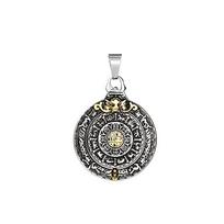 Retro Amuletas Devynių Rūmų Bagua Pakabukas Nerūdijančio Plieno Zodiako Vyriškas Karoliai Punk Pakabukas Grandinėlė Papuošalų Dovana gray