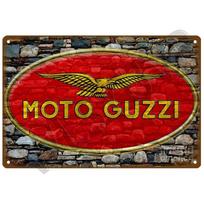 Moto Guzzi Senolio Plaketas Metalinis Vintažinis Skardos Ženklas Shabby Chic Dekoras Metaliniai Ženklai Vintažinė Baro Dekoro Metalinis Plakatas Metalinė Plokštė 20*30cm