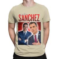 PEDRO SANCHEZ Marškinėliai Apranga Vyrams Moterims 100% Medvilnė Vintažiniai Marškinėliai Trumpomis Rankovėmis Viršutiniai Drabužiai Suaugusiems M beige