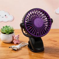 New USB Clip Fan - Mini Desktop Portable Light - Dormitory Clip Fan - Baby Carriage Clip Fan - Small Fan Simplicity juoda