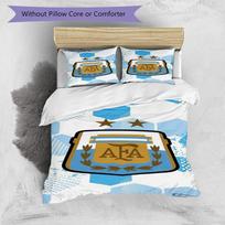 Argentina Football club Printed Pattern Duvet Cover Set – includes 1 duvet cover and 2 matching pillowcases Bedroom decor Christmas gifts 135cm*200cm
