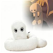 40CM Purbėta raganos kepurė Atelier Fudeworm Pliušiniai žaislai Minkštos formuojamos mielos animacinės anime šepetėlių draugai Pliušiniai lėlių vaikiški gimtadienio dovanos 40cm balta