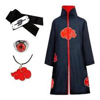 Anime Raudonojo Debesies Cosplay Apsiaustas Kostiumas Helovinas Aušros Organizacijos Chalatas Siuvinėtas Apsiaustas Unisex Vyrai Moterys Šventės Karoliai Rekvizitas S black