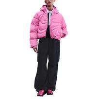 Nike Sportswear Swoosh serijos moteriškas Therma FIT oversized pūkinis striukė IB2006-606 M pink