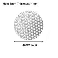 1 mm 304 nerūdijančio plieno perforuoto tinklelio filtro plokštelė, sūkurinio nutekėjimo dangteliai, metaliniai nutekėjimo dangteliai, augalų atramų apsauginis kilimėlis white