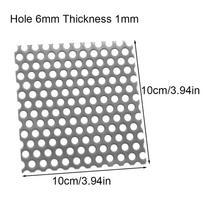 1 mm 304 nerūdijančio plieno perforuoto tinklelio filtro plokštelė, sūkurinio nutekėjimo dangteliai, metaliniai nutekėjimo dangteliai, augalų atramų apsauginis kilimėlis