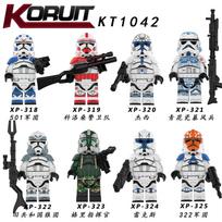 KT1042 Žvaigždžių karai Šturmuotojų legiono vadas Statybinis kaladėlės minifigūrėlės žaislas Vaikams Edukacinė dovana