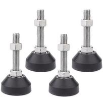 4 vnt. M6 reguliuojamos išlyginamosios kojelės, tvirtos pasukamos baldų slydikliai-išlygintuvai, tinkamos stalams, dokumentų spintoms, lentynoms, kėdėms ir kt. 4pcs