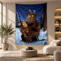 Dekoratyvinis gobelenas, „Gruffalo“ spausdintas sienos menas, Lengvas sienos pakabinamas elementas miegamojo fonui 150cmx200cm