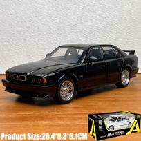 1:24 lydinio metalo lietas modelis automobilis, suderinamas su BMW M5 E34 vokišku vykdomojo lygio sportiniu sedanu, namų dekoracija, stalo eksponatas, dovana