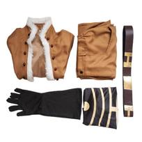 Pilnas rinkinys Hawks Cosplay kostiumas žaidimų ir anime gerbėjams XL brown