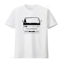 T25 Kemperis T3 Doka Autobusas Caravelle Vanagon Wedge Marškinėliai Jam Tėčiui S 3XL vintage skalbti ištempti patogūs stilingi S white