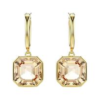 Swarovski Millenia serijos laimingi dirbtinio krištolo auskarai moterims Karameliniai 5731148 Box+Shopping Bag (Random Color) beige