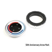 BMW 5, 6, 7 Series, X3 Multimedia Knob Cover for F Chassis (F07, F10, F11, F18) Center Console black