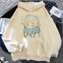 hoodie anime sweater modern style manga designer tracksuits graphic streetwear 3XL gray