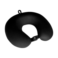 MEMORY putplasčio kelioninė pagalvė, REBEL ACTIVE, juoda
