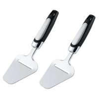 Stainless Steel Cheese Slicer Heavy Duty Cheese Shaver Shovel Multi-Function Plane Server Soft Semi-Hard Hard Cheeses Kitchen white