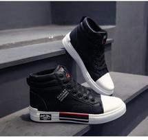 Breathable Soft Sole Men's Casual Sports Shoes Korean Fashion Student Jogging Shoes Youth Shoe 43 juoda